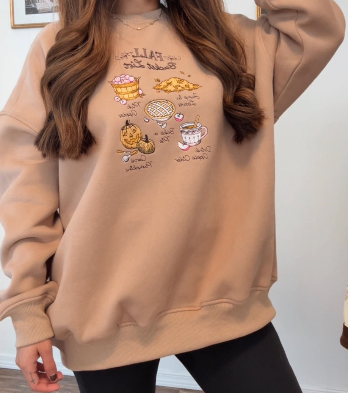 FALL BUCKET LIST CREWNECK- MOCHA