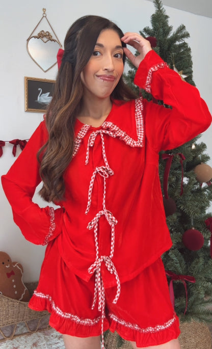 Santa Baby Velvet Set