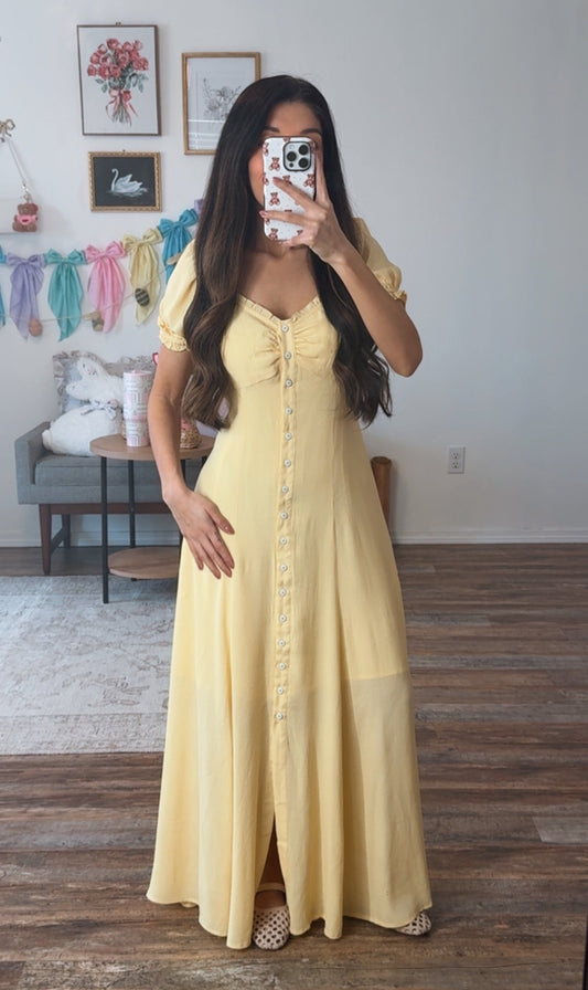Lemon Drop Maxi Dress