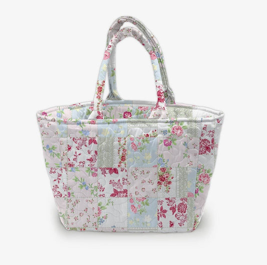 Sunday Garden Quilted Tote - Medium size