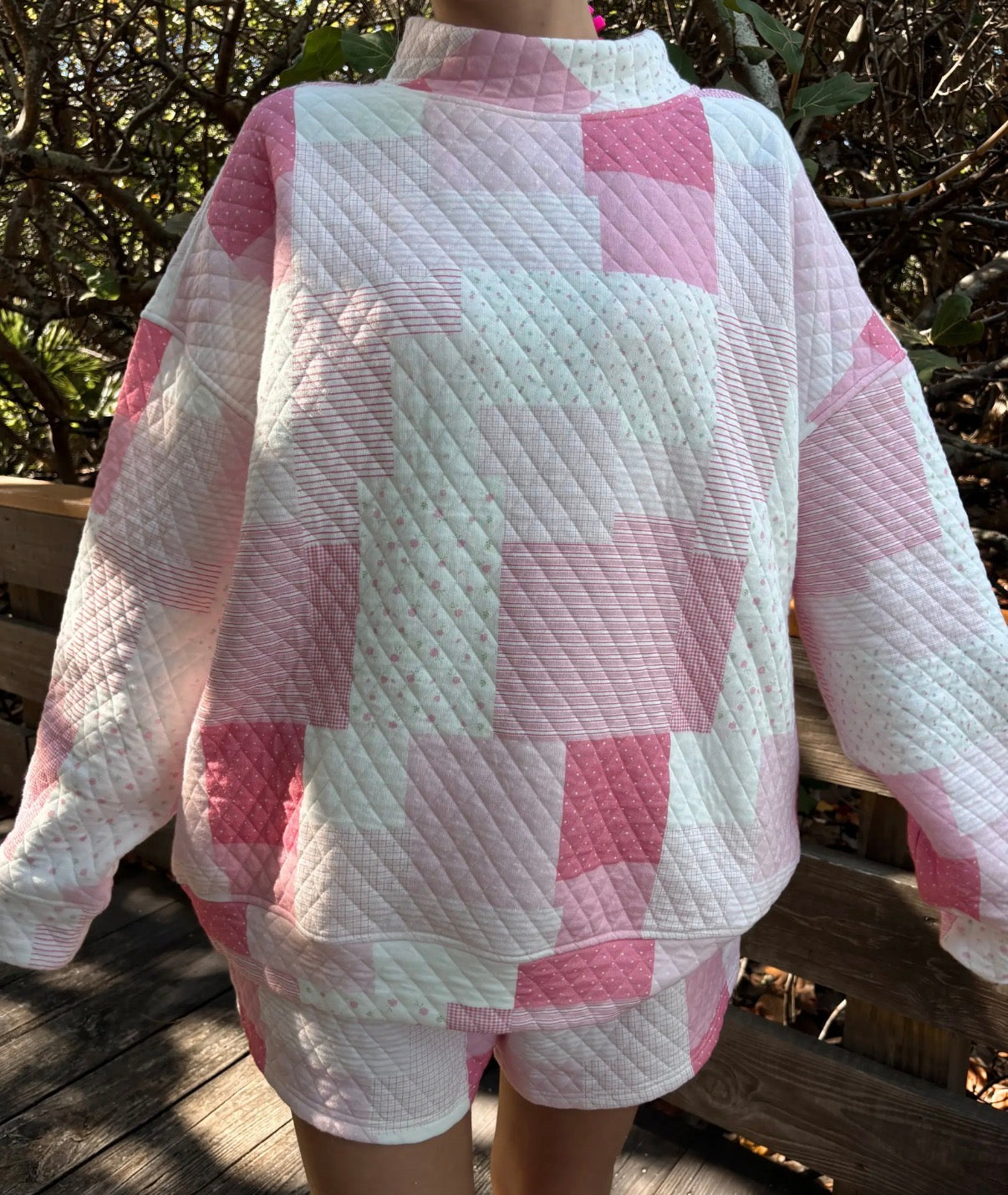 Lottie Quilted Patchwork Shorts