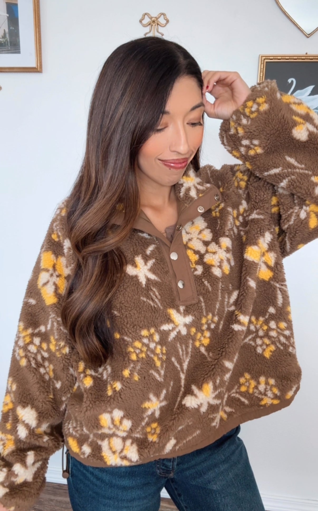 Fields of Gold Sherpa Pullover