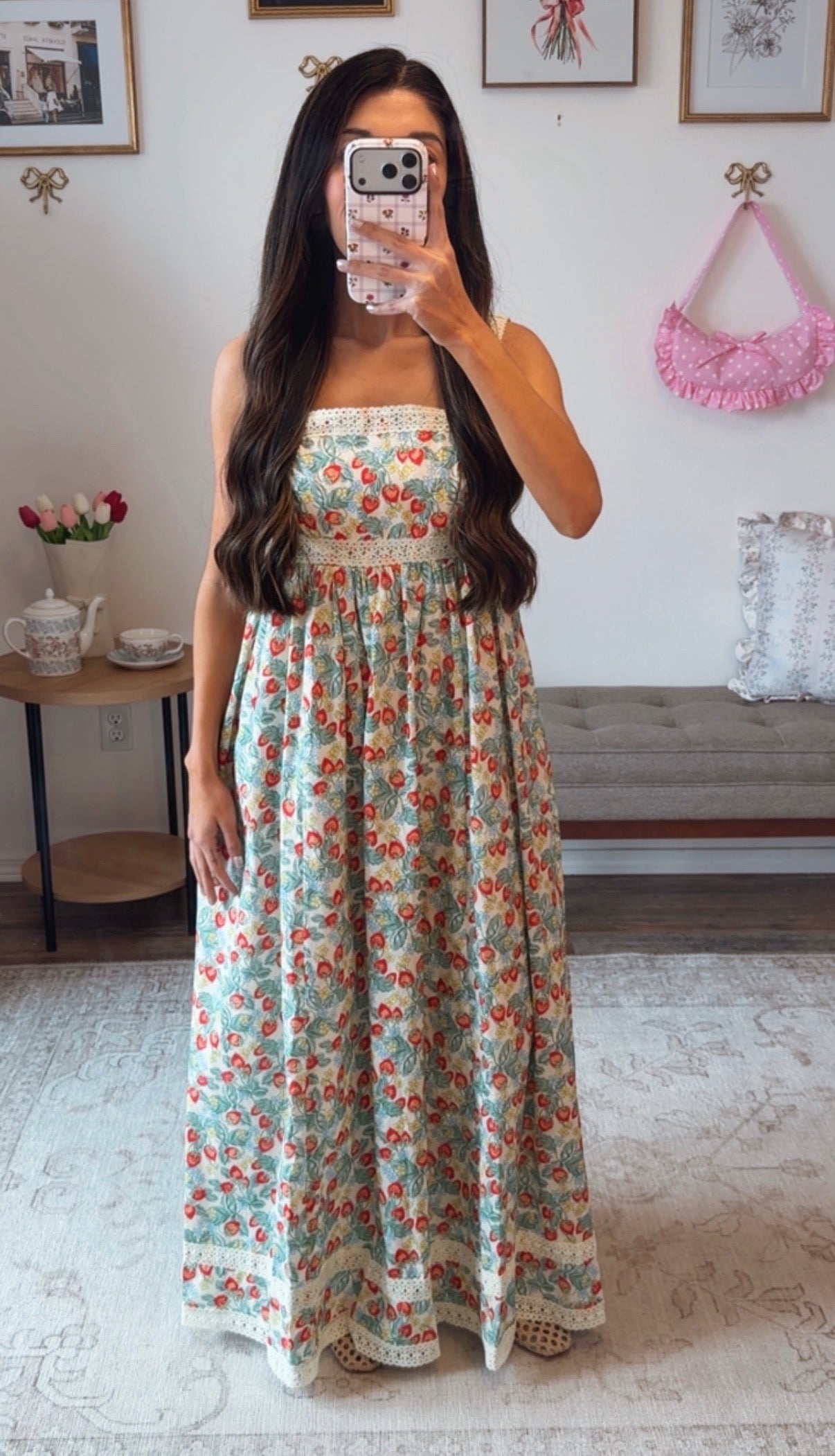Strawberry Patch Maxi Dress