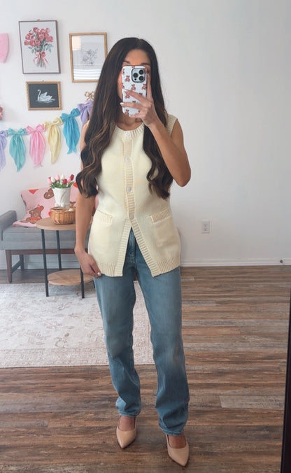 Butter Yellow Vest
