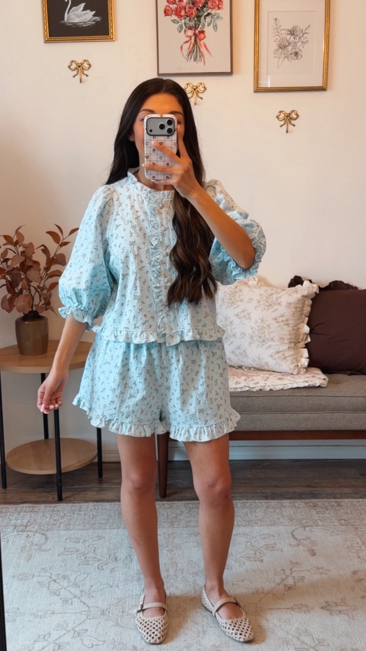 Belle Blossom Short Set