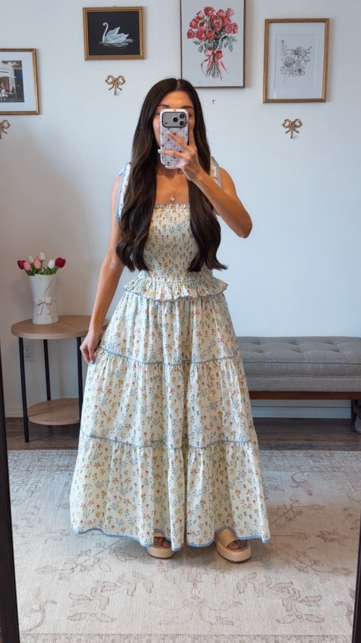 Sweet Wildflower Midi Dress