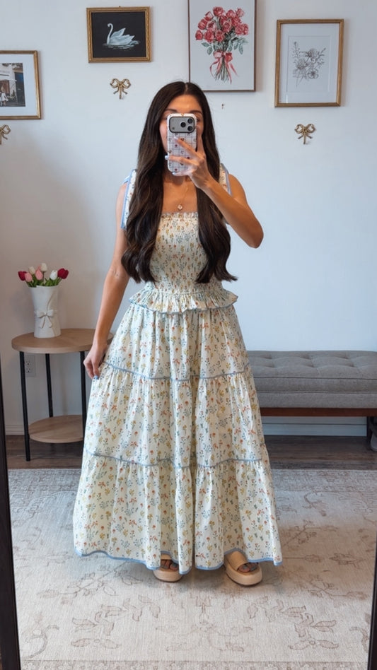 Sweet Wildflower Midi Dress