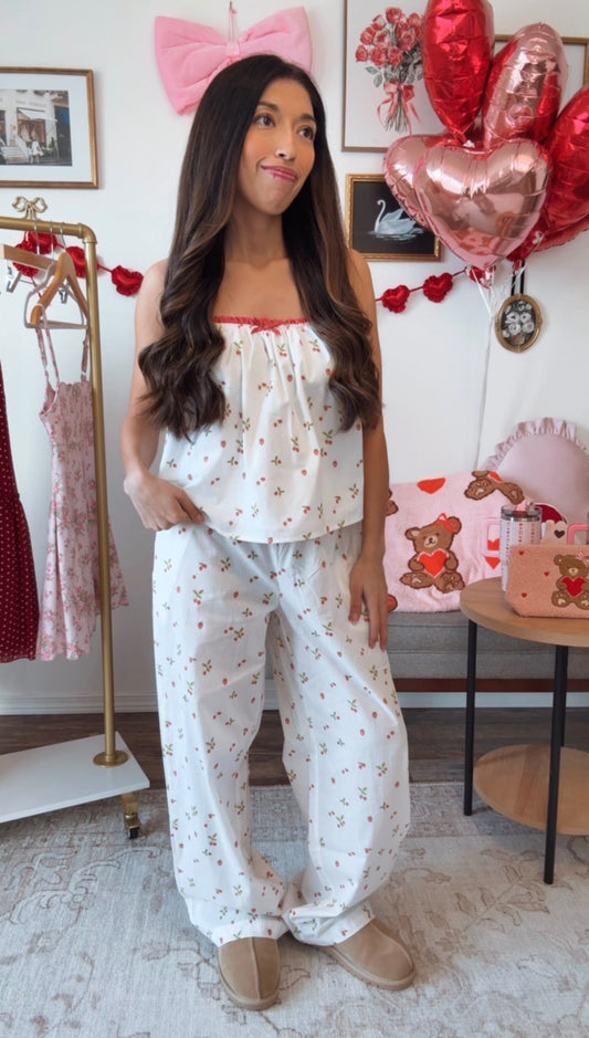 Strawberry Fields Pajama Set