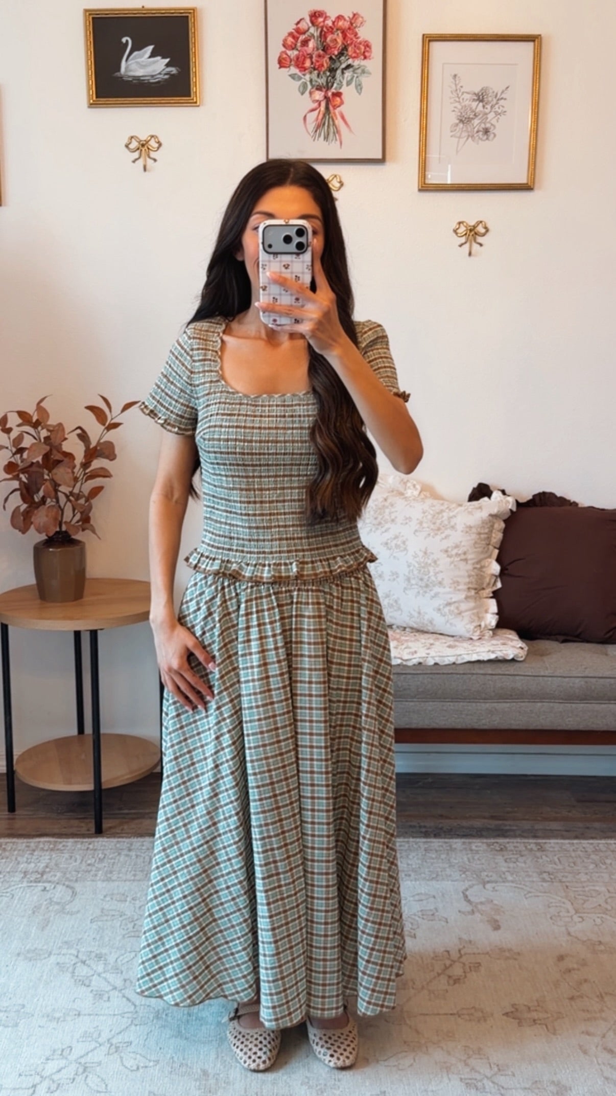 Caramel Candy Apple Skirt Set