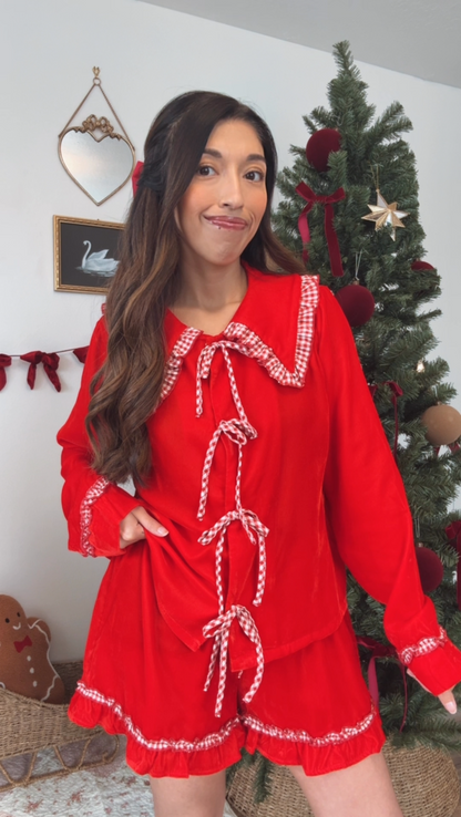 Santa Baby Velvet Set