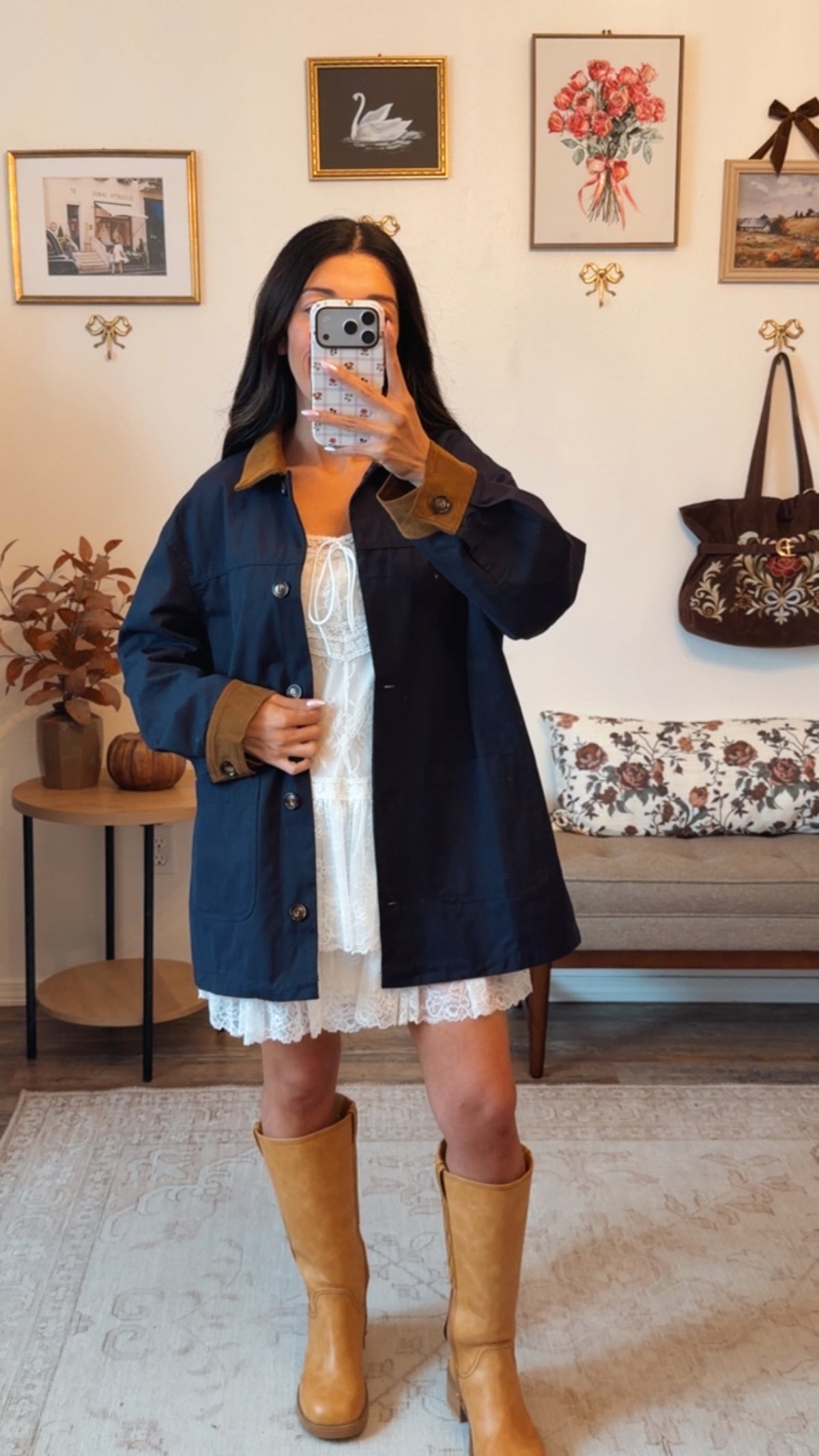 Briarwood Navy Barn Jacket