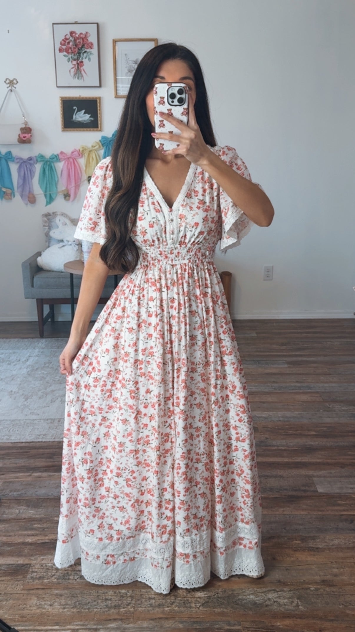 English Rose Maxi Dress