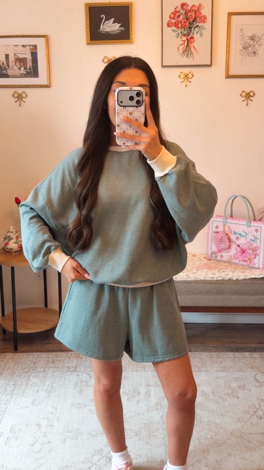 Soft Girl Lounge Set - Ash Jade