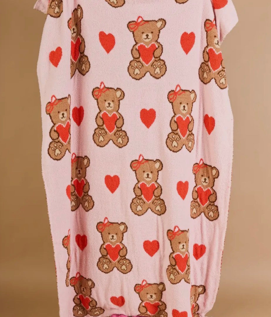 Beary Loved Teddy Blanket