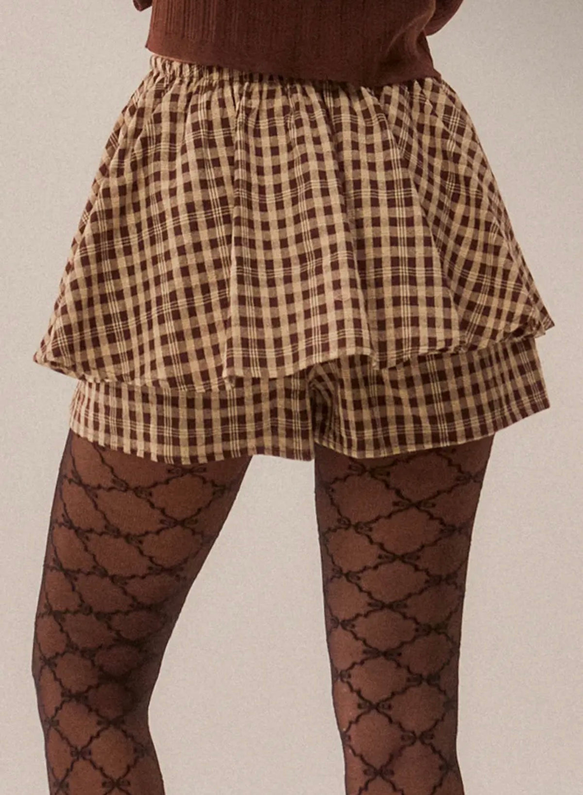 Paris Plaid Skort
