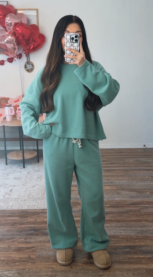 Morning Matcha Lounge Set - Pistachio