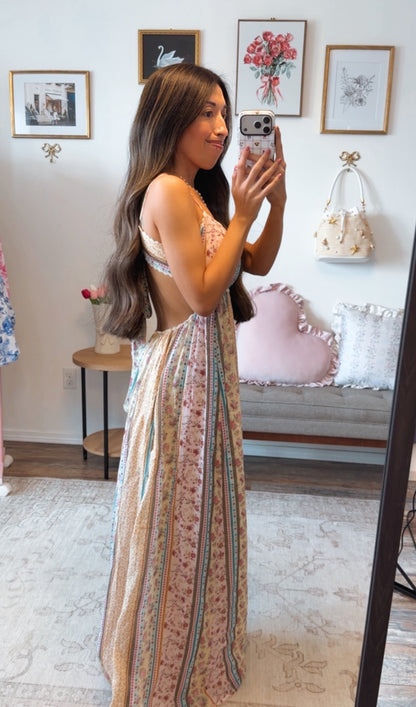 Positano Garden Stroll Maxi Dress