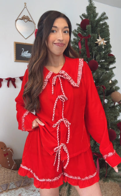 Santa Baby Velvet Set