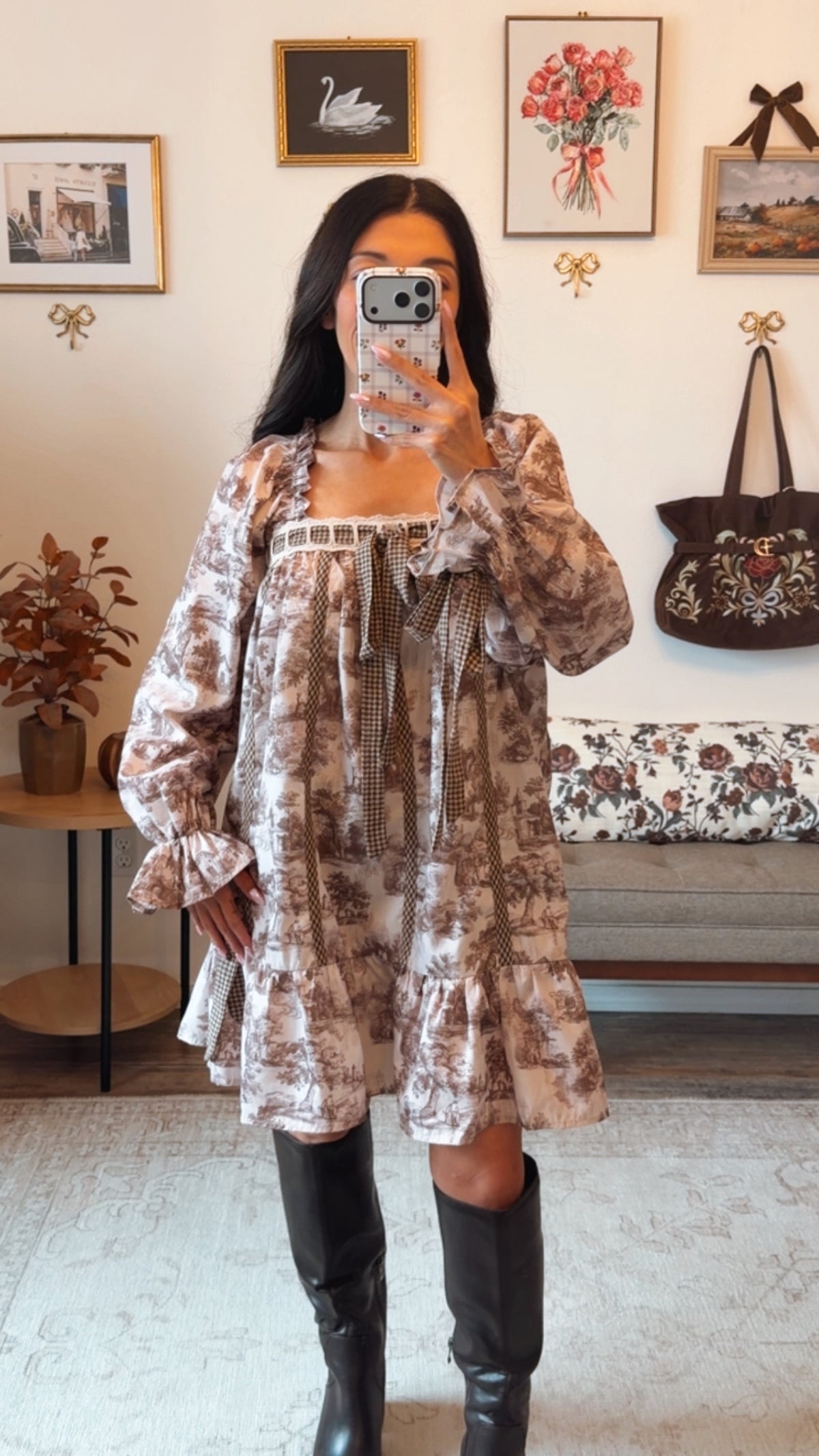Autumn Keepsake Mini Dress - Restock