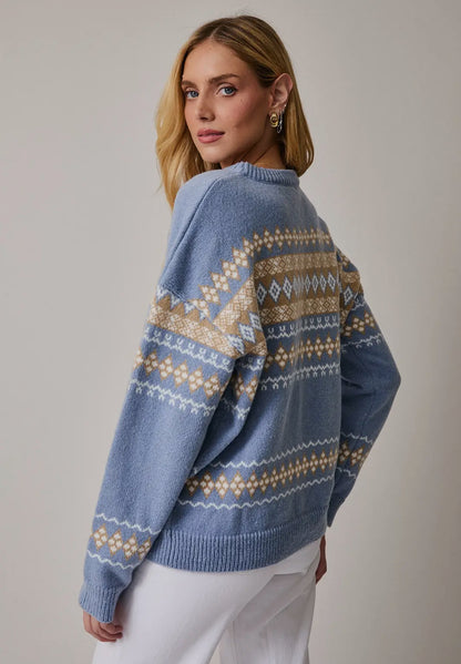 Winter Snowfall Sweater