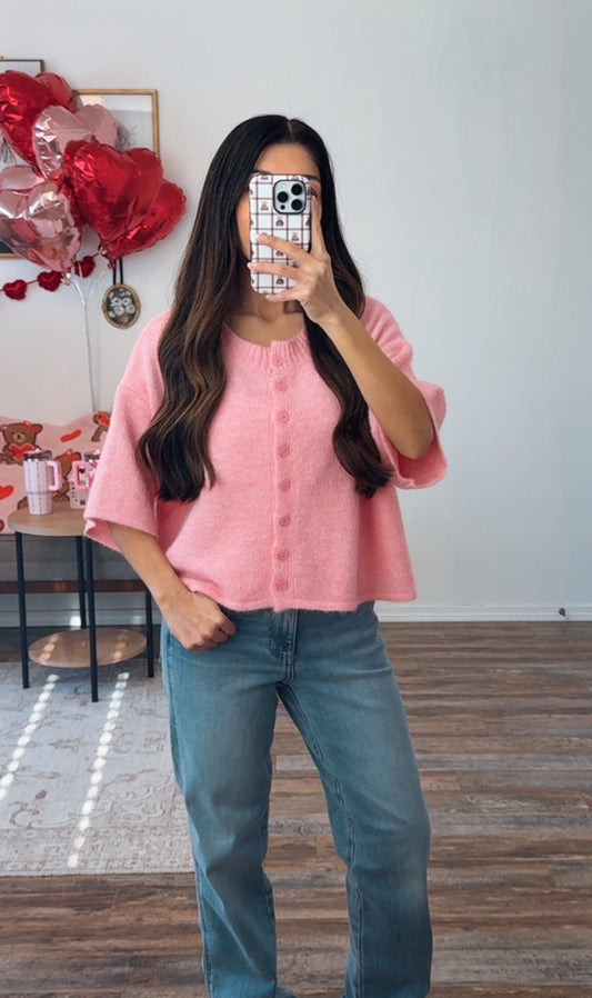 Clara Blush Cardigan
