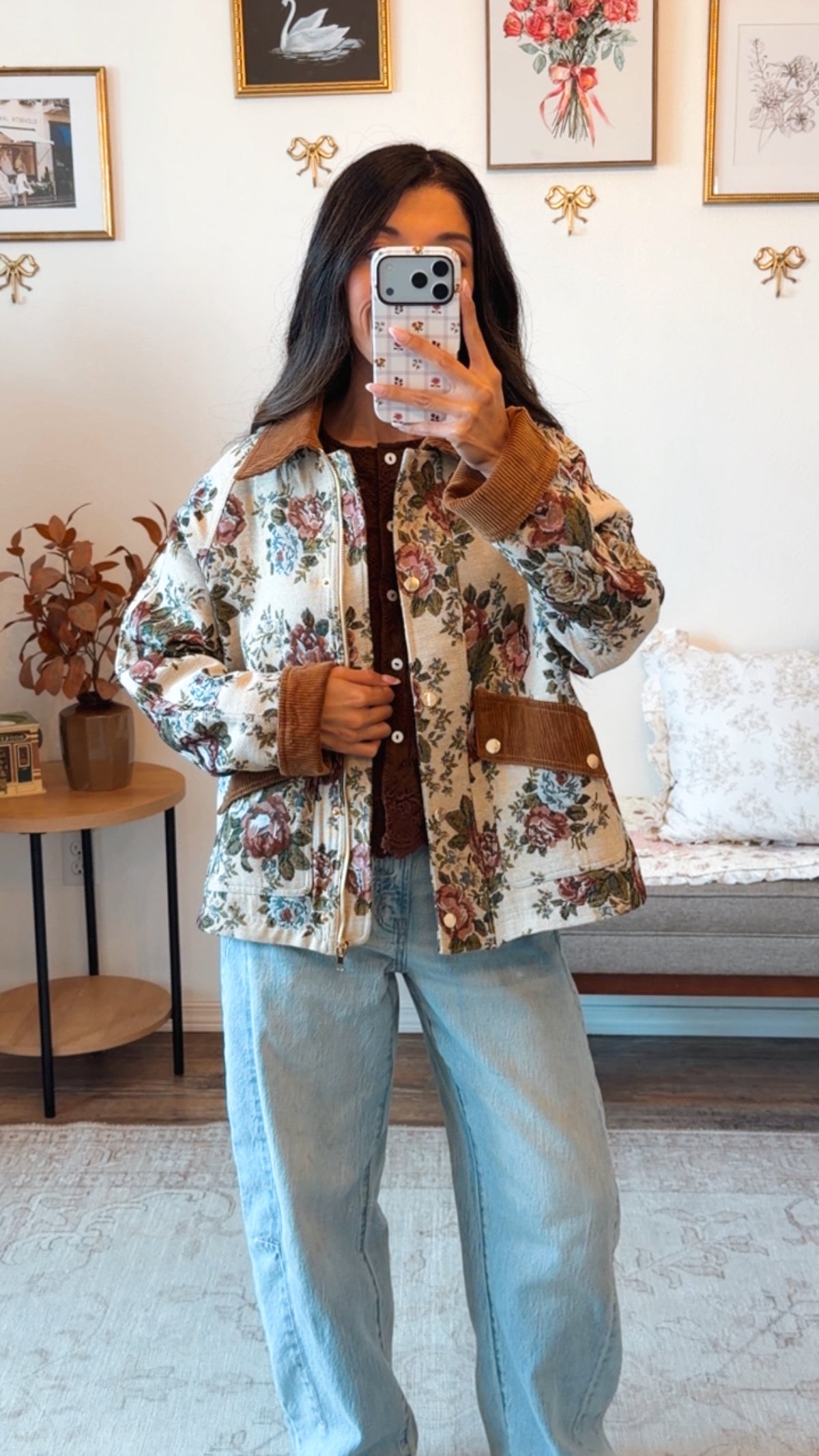 Vintage Rose Barn Jacket - Last Restock