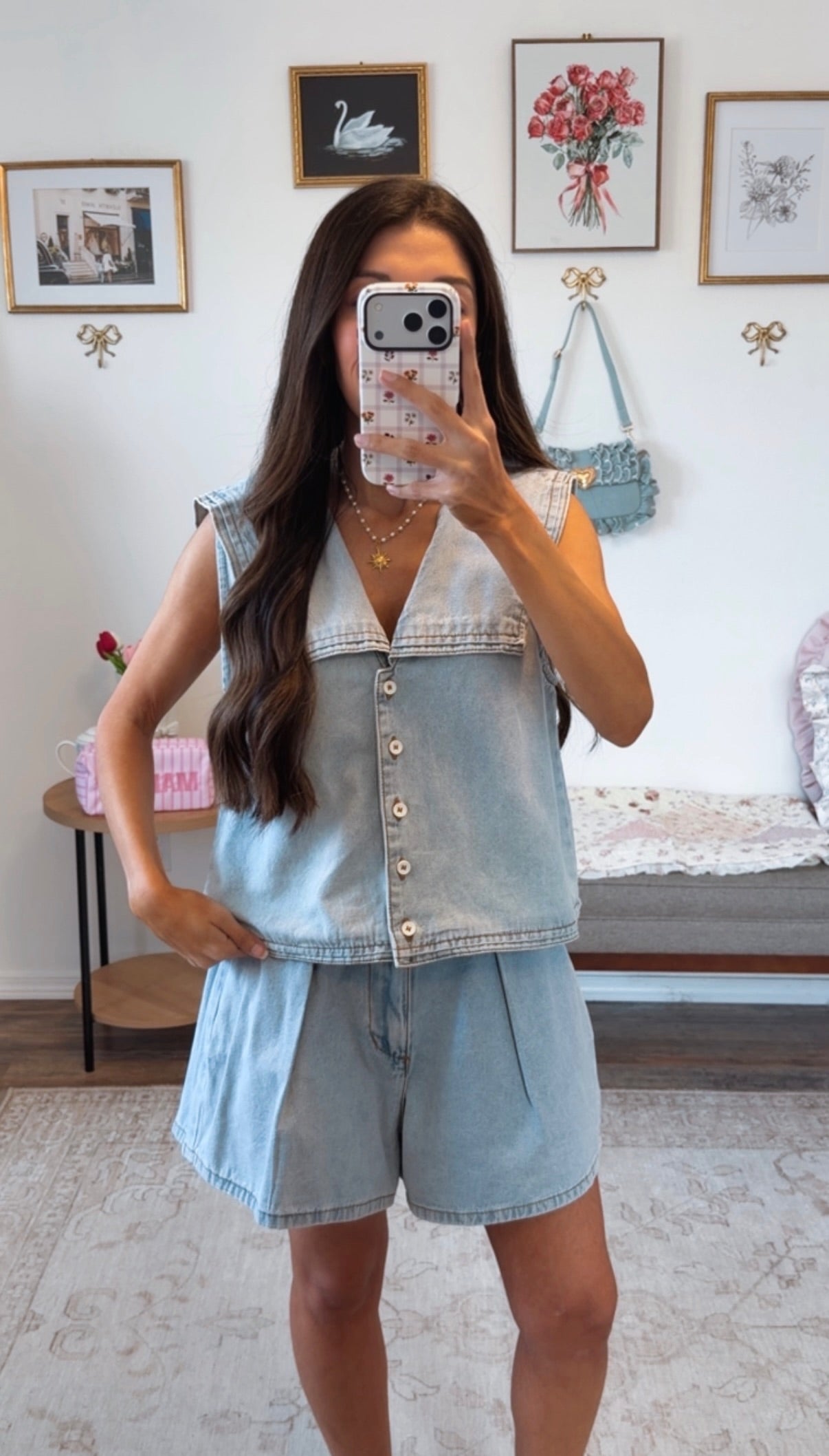 Darling Sailor Denim Set