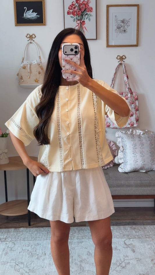 Tuscan Sun Lace Top