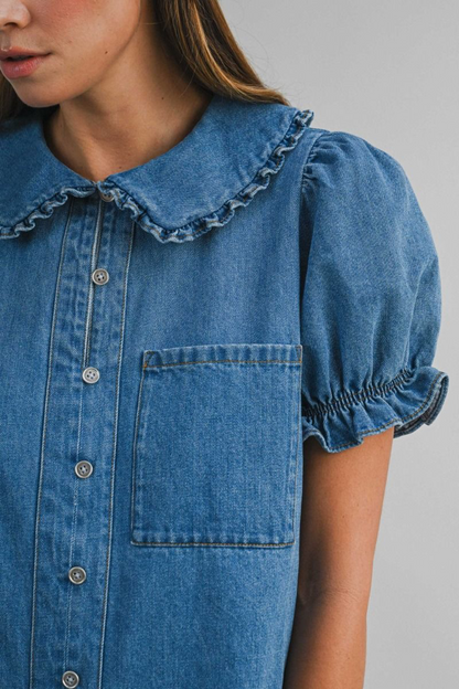 Denim Mini Dress
