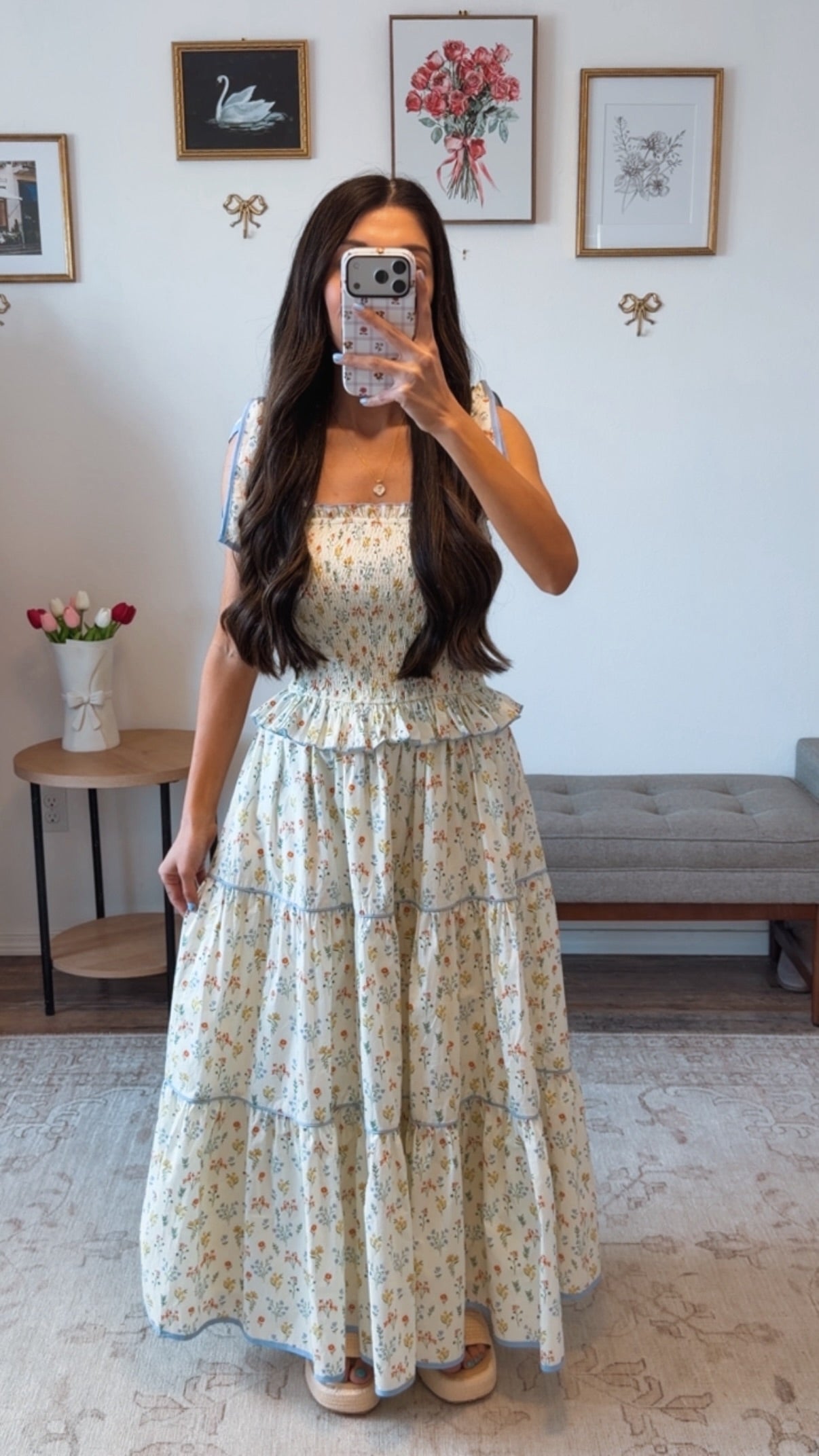 Sweet Wildflower Midi Dress