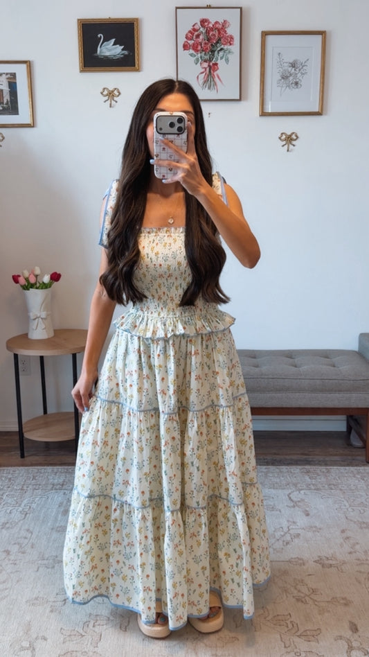 Sweet Wildflower Midi Dress