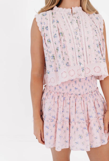 Clara Belle Floral Skort Set