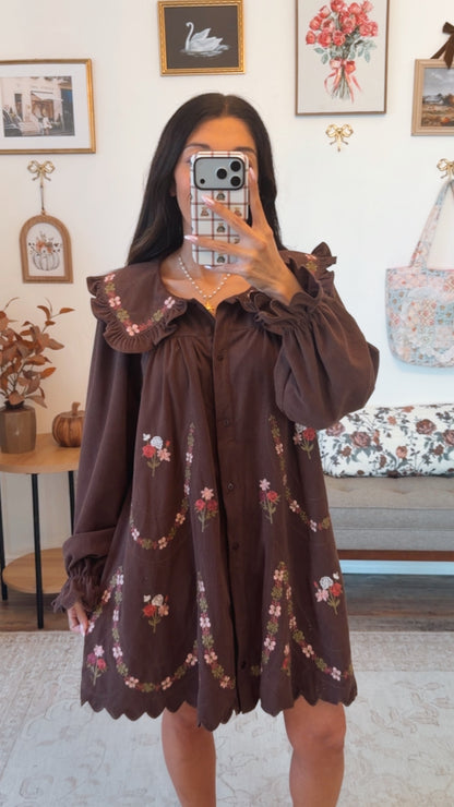 Harvest Ribbon Mini Dress