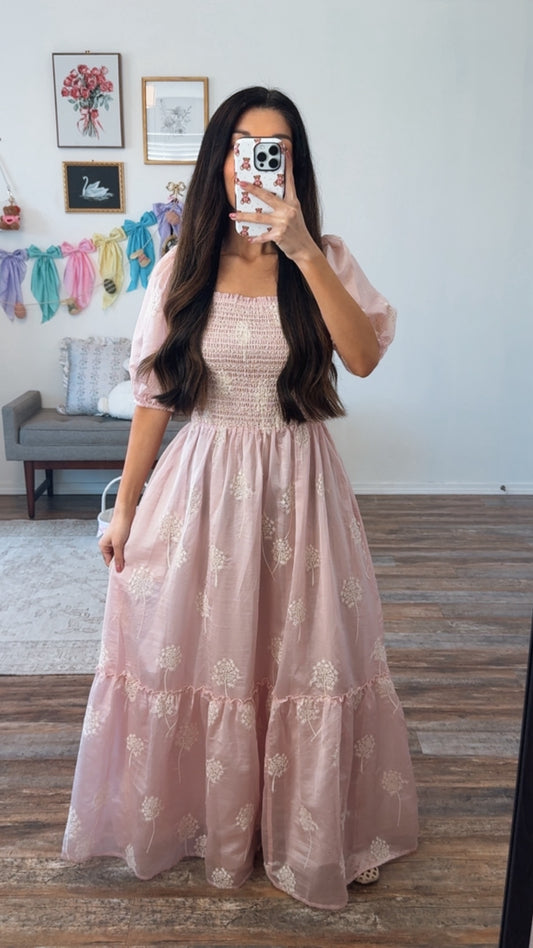 Aria Blush Maxi Dress