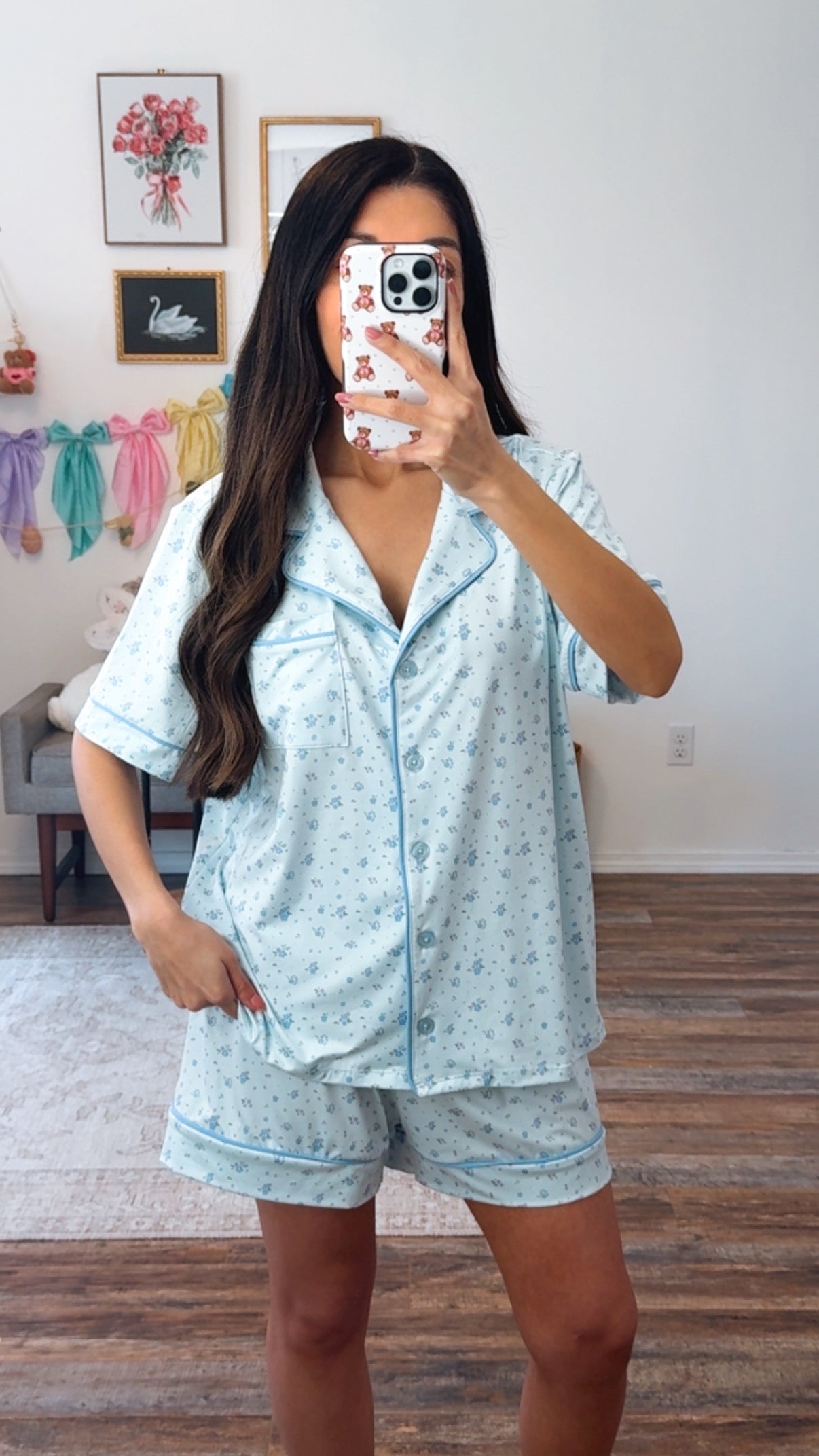 Blue Garden Daydream Pj Set