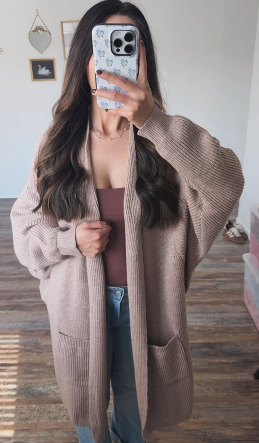 Cozy Latte Dreams Cardigan