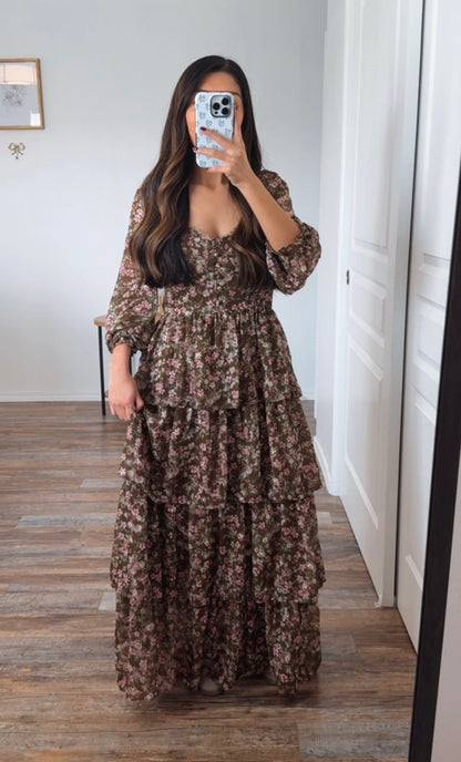 Secret Garden Tiered Maxi