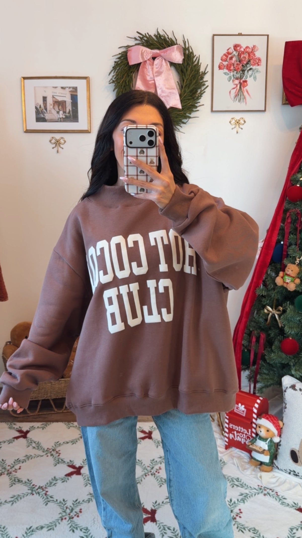 Hot Cocoa Club Mockneck - Brown