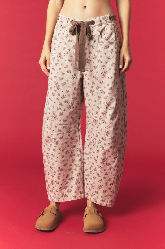 Mocha Petal Lane Barrel Pant - Can’t restock