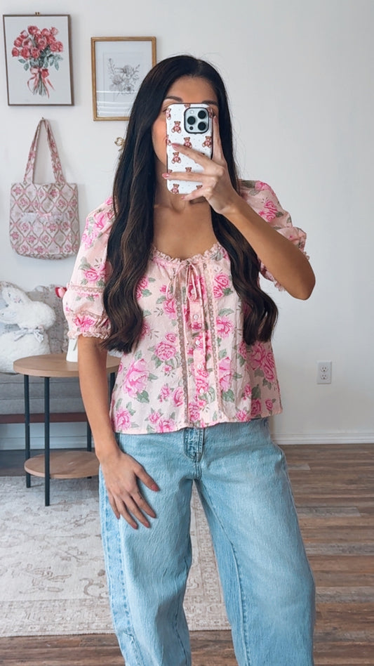 Rose Petal Keepsake Blouse Top