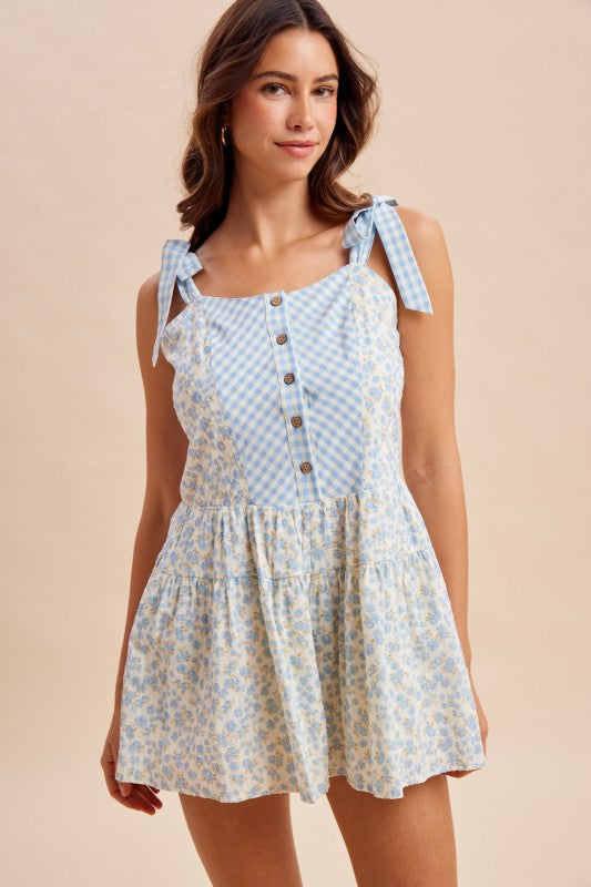 Coastal Picnic Romper