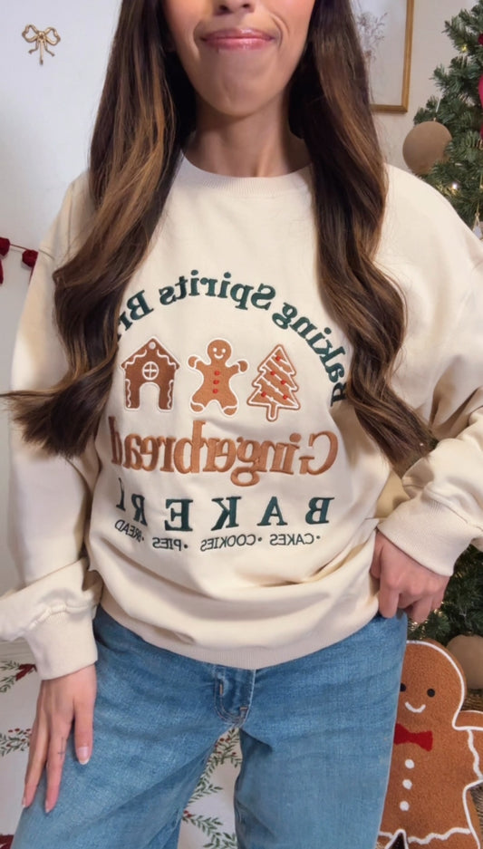 Gingerbread Bakery Crewneck
