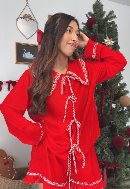 Santa Baby Velvet Set