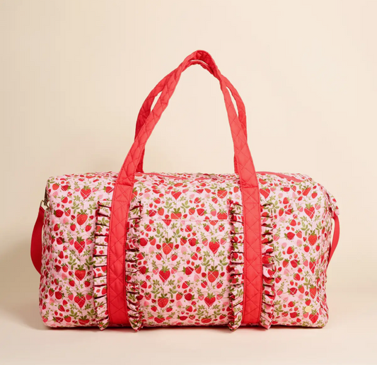 Strawberry Travel Duffle Bag Preorder 1 week