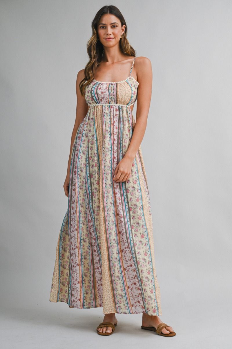 Positano Garden Stroll Maxi Dress