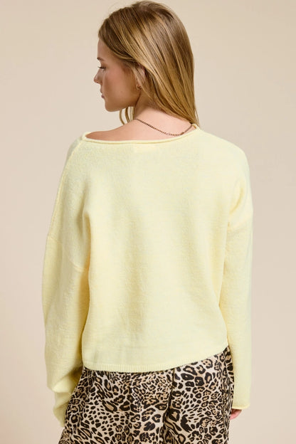 Evermore Cardigan - Butter Yellow