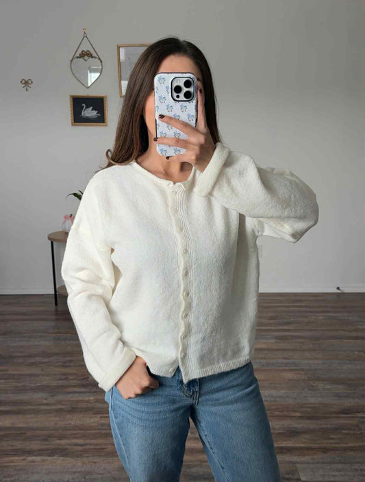 Evermore Cardigan - Ivory