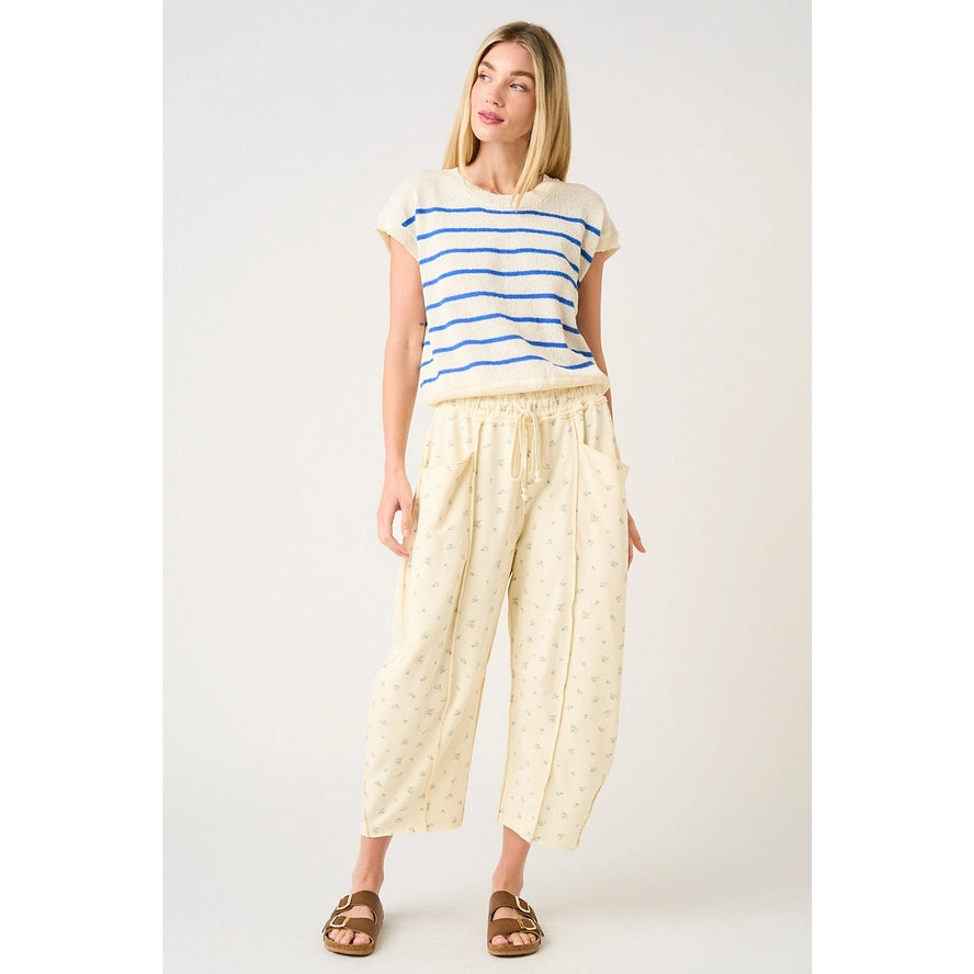 Butter Yellow Barrel Pants