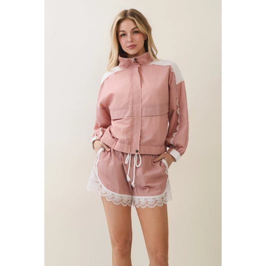 Blush and Lace Short Set