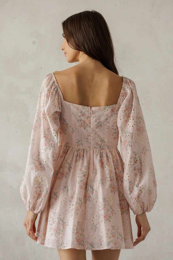 Blush Penelope Floral Mini Dress – Evermore Boutique